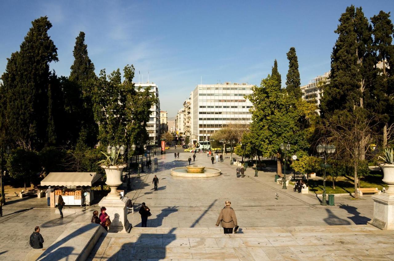 Athens Stylish Studio 3 At Metro Stop Syntagma Exterior foto